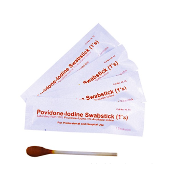 Swabstick povidone-iodine medis steril sekali pakai